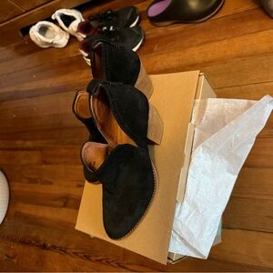 Jeffrey Campbell Black Suede Flats